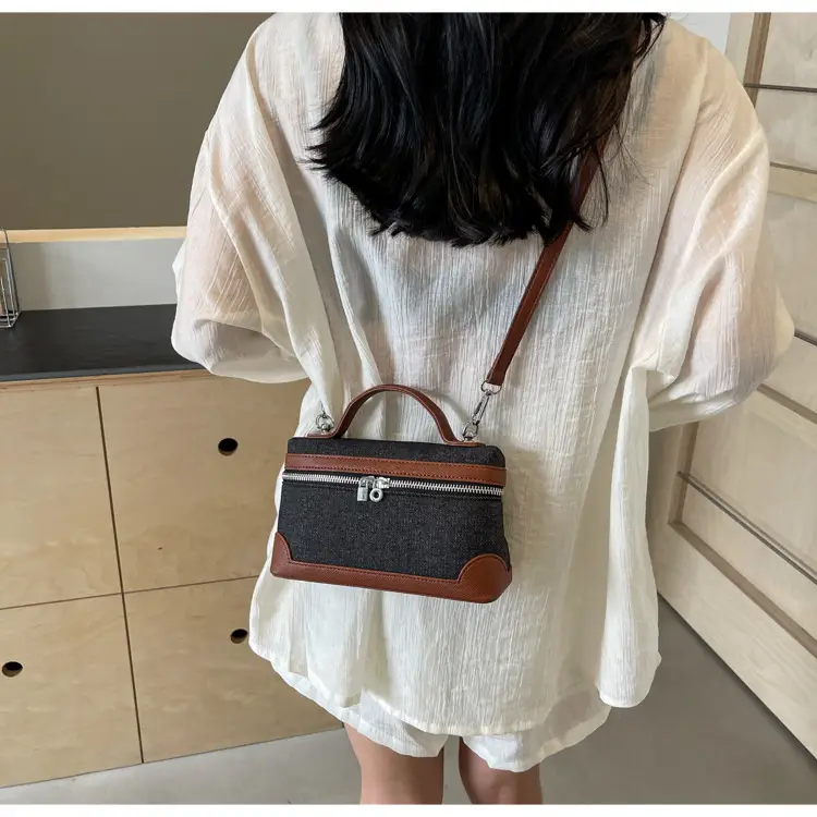 Blue Denim Square Bag Women 2024 Crossbody Shoulder — feature 50