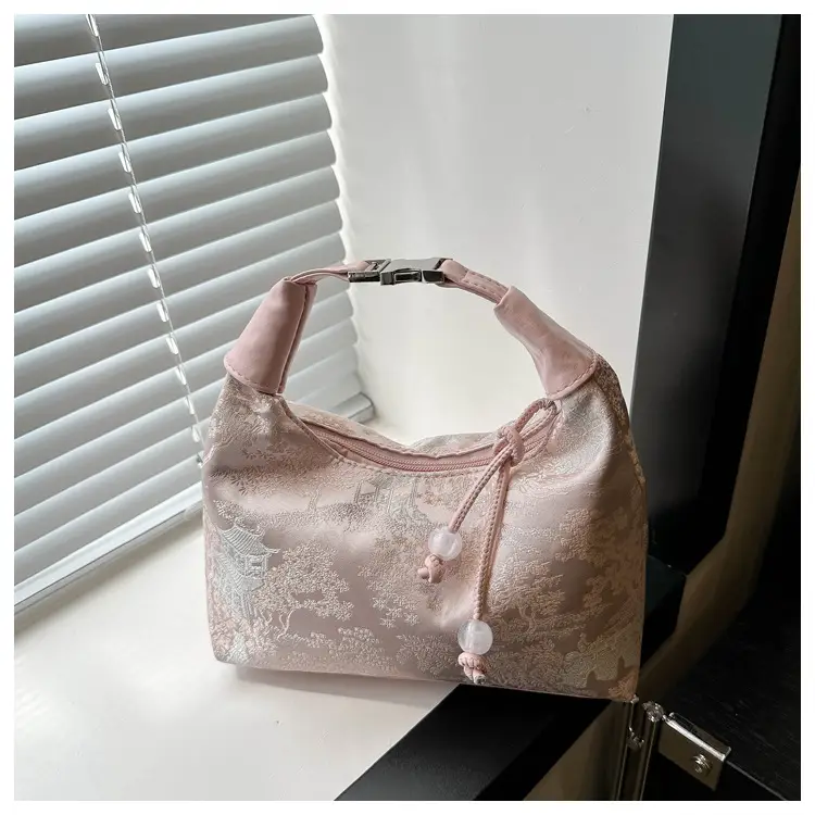 Pink Chinese Style Shoulder Bag for Women 2024 — feature 10