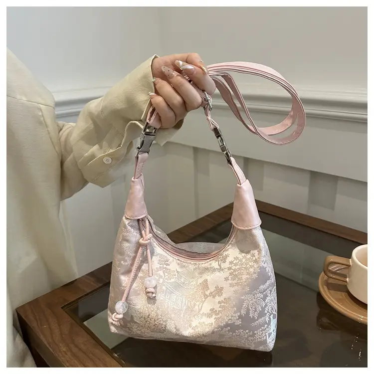 Pink Chinese Style Shoulder Bag for Women 2024 — feature 16