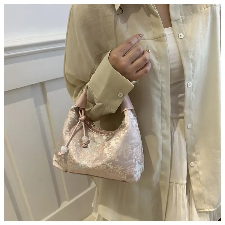 Pink Chinese Style Shoulder Bag for Women 2024 — feature 19