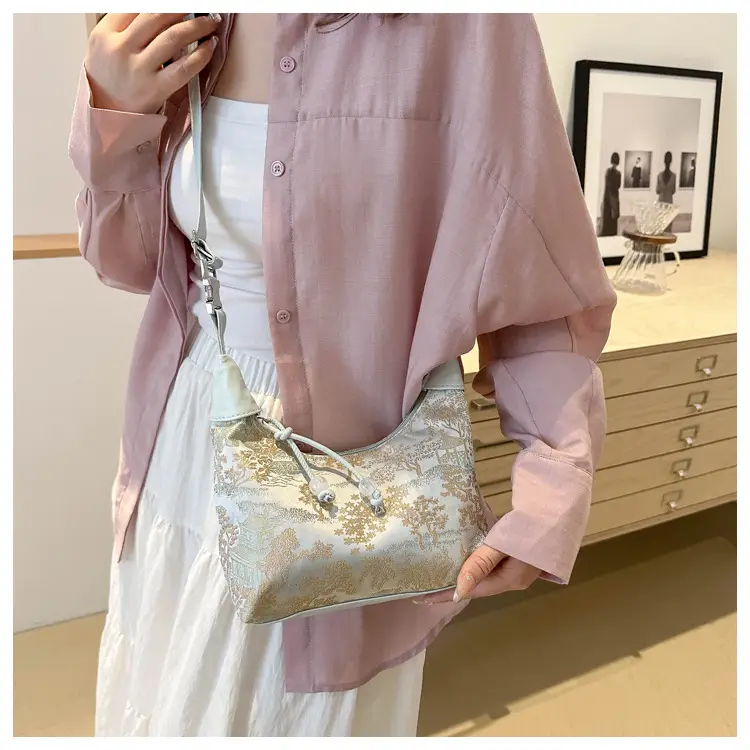 Pink Chinese Style Shoulder Bag for Women 2024 — feature 20