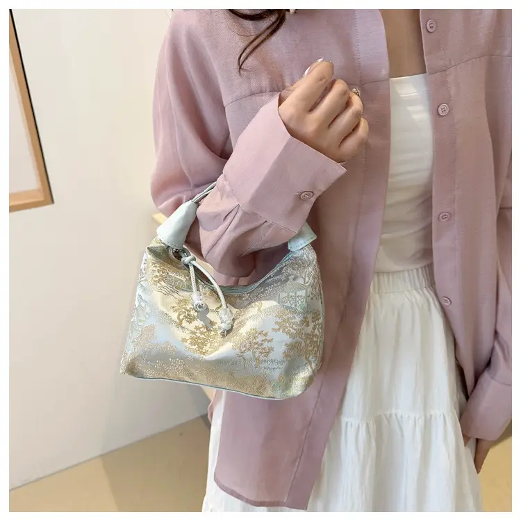 Pink Chinese Style Shoulder Bag for Women 2024 — feature 23