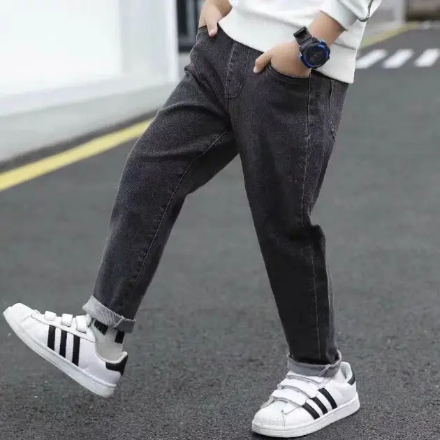 Real Pocket Black Simple Trousers