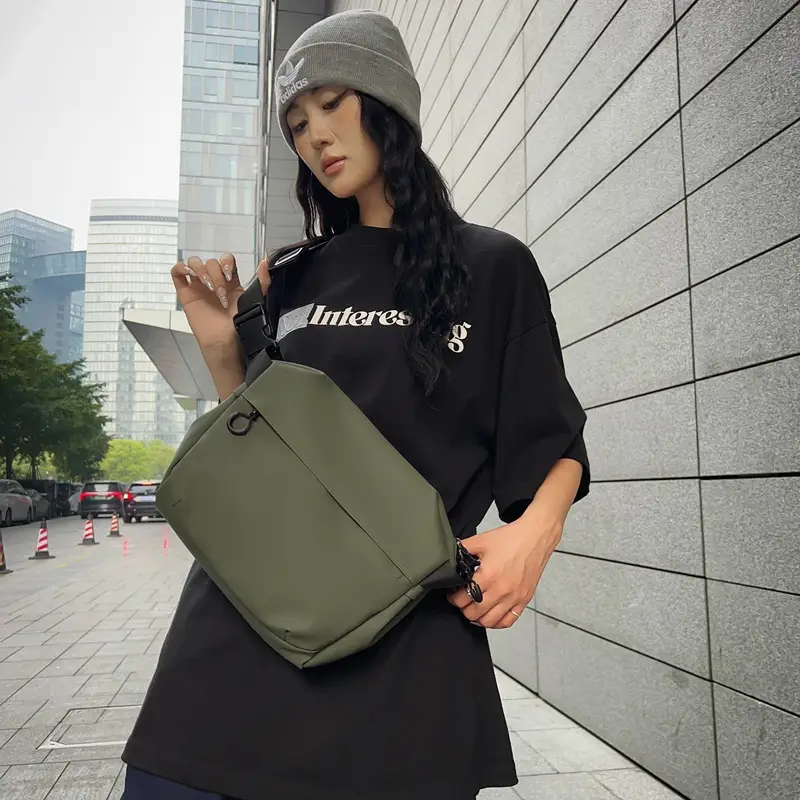 Men's Black Satchel Crossbody Bag 2024 - Image 6