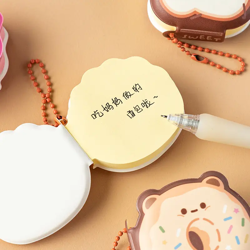 Cute Super Cute Cartoon Pinch Music Decompression Post-it Sticky Portable High-value Pendant Girl's Pinch This Internet Red Note