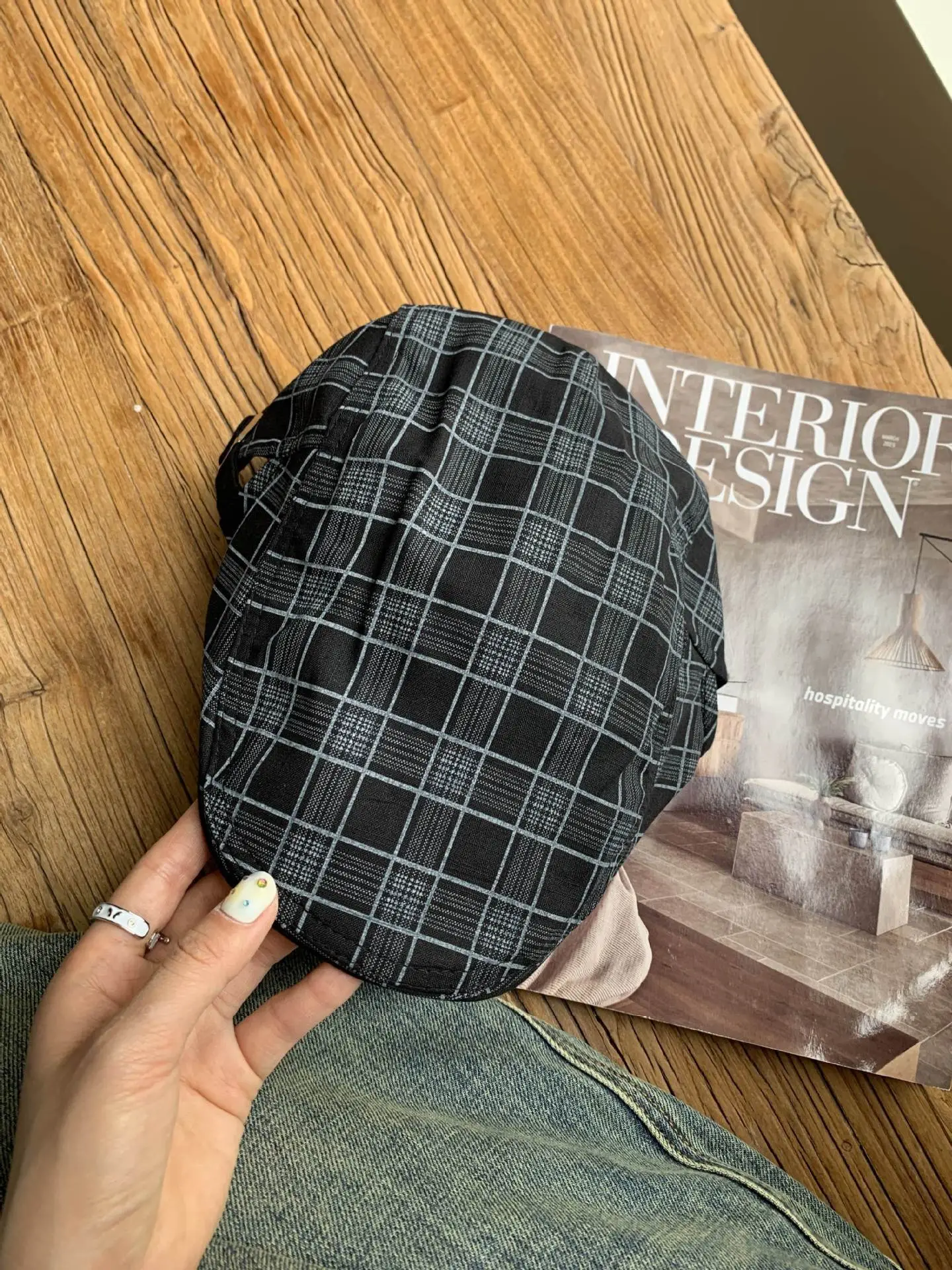 Summer Plaid Duckling Cap for Men — feature 13