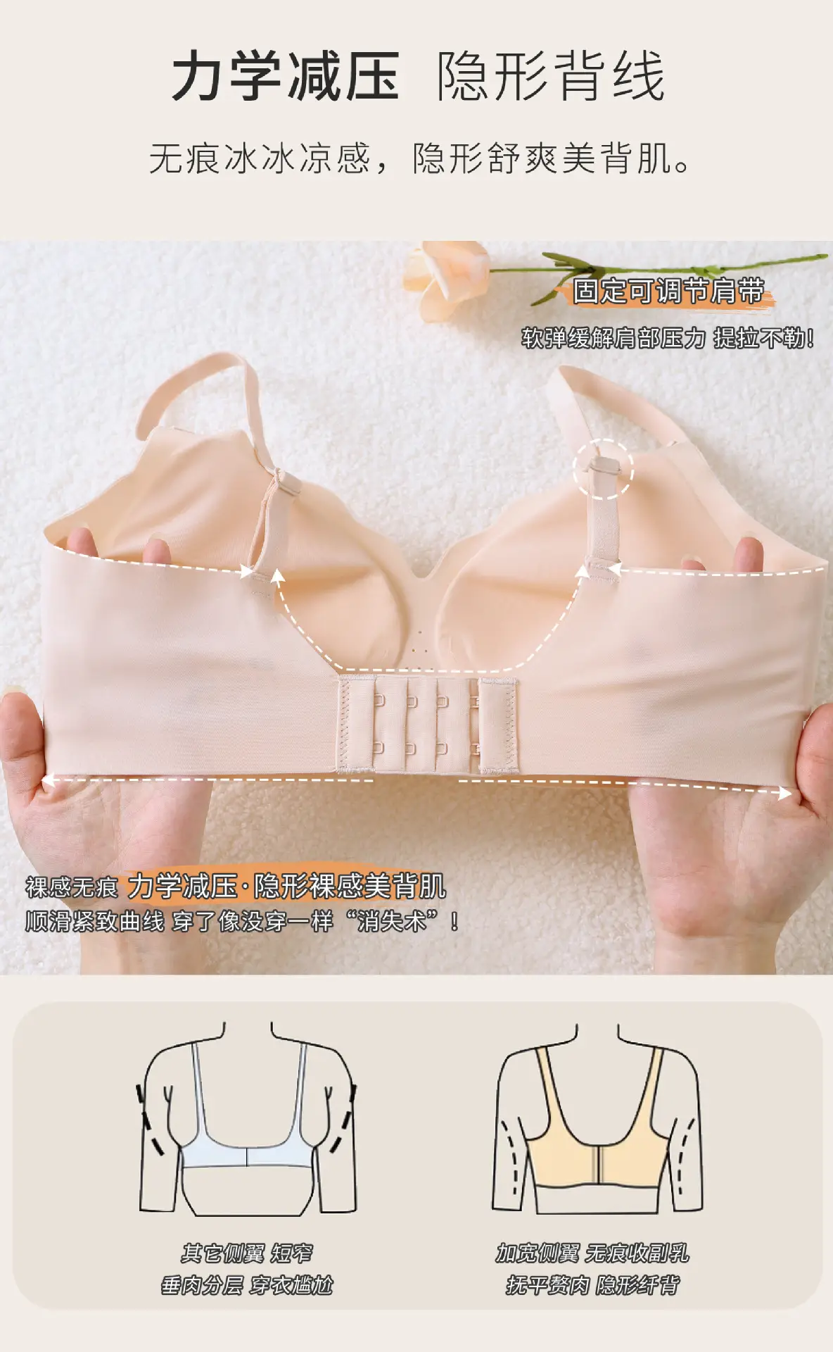Light Breathable Jelly Strip Bra for Women — feature 10