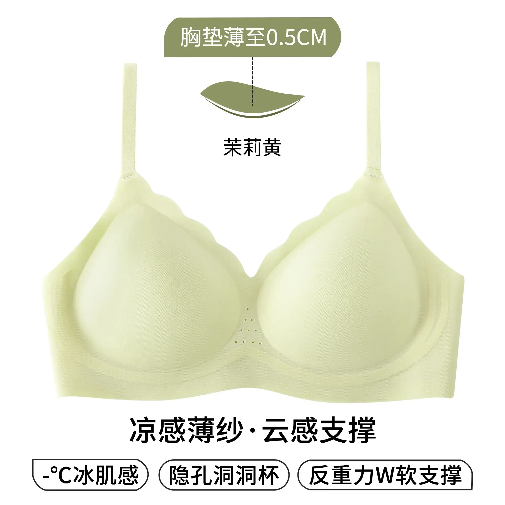 Light Breathable Jelly Strip Bra for Women - Image 2