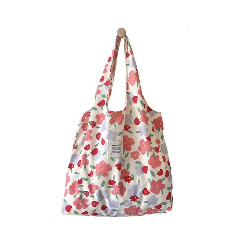 Summer Floral Handbag Set High-Grade Canvas Small Large - Image 14