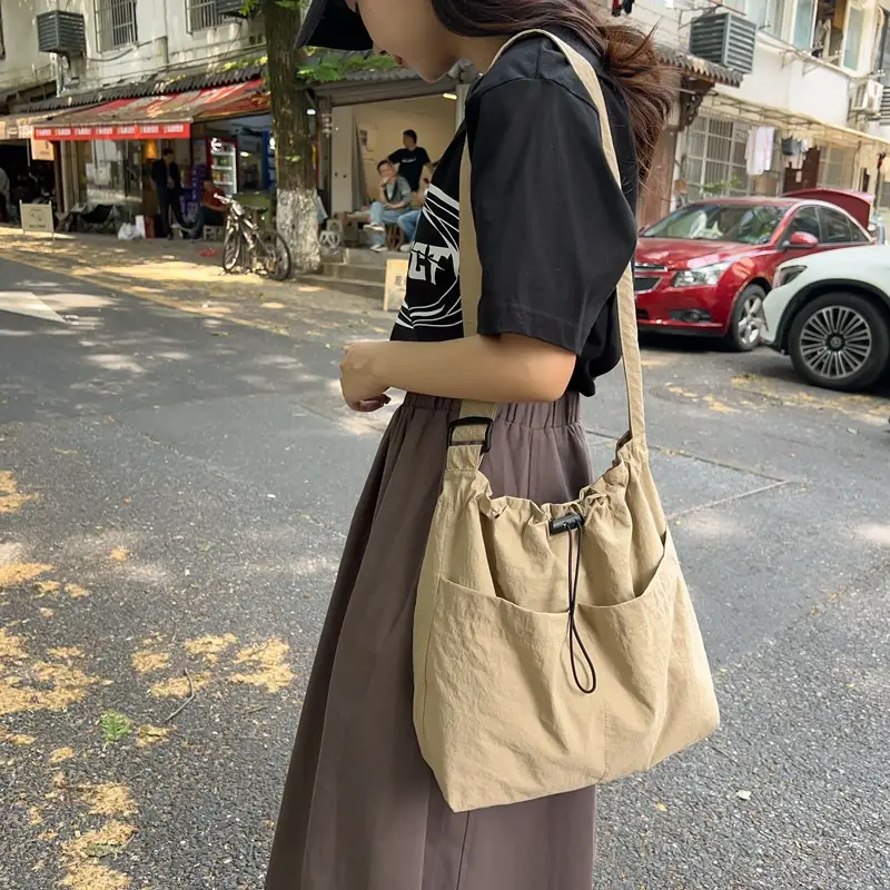 Women's Casual Tan Shoulder Bag Large Capacity 2025 - Image 8