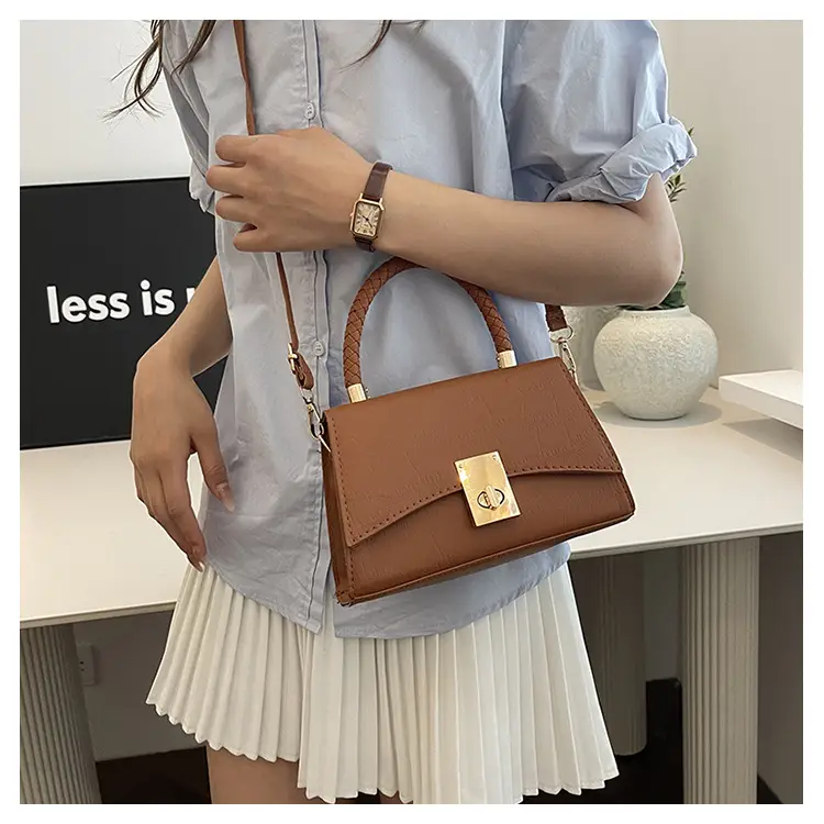 Women Retro Textured Shoulder Crossbody Bags 2026 Spring Summer — feature 12
