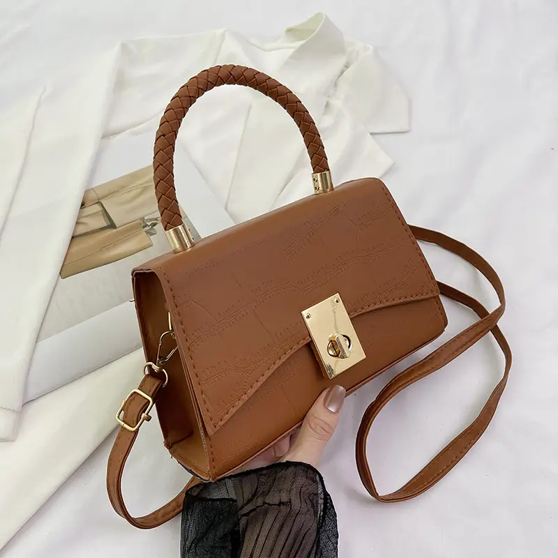 Women Retro Textured Shoulder Crossbody Bags 2026 Spring Summer - Image 4