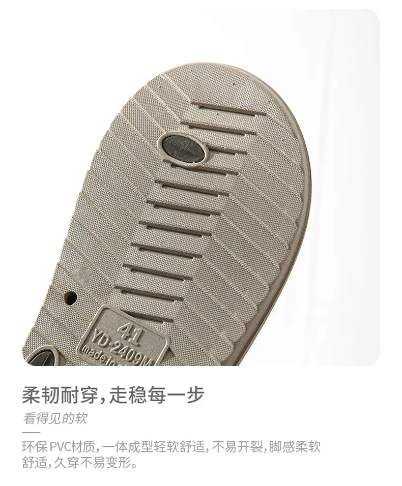 Men's Black Non-Slip Flip Flops Summer — feature 3