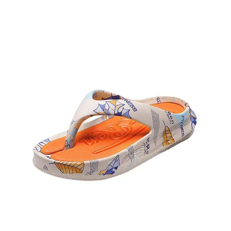 Summer leisure high-end slippers men's trendy sports flip-flops non-slip wear-resistant thick-soled sandals wholesale - Image 8