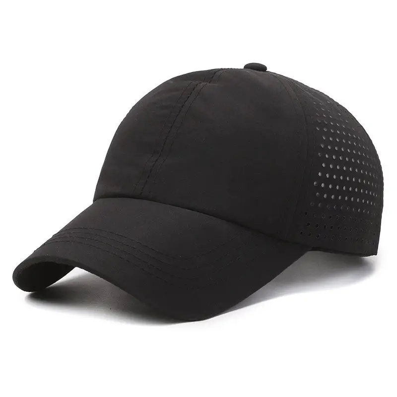 Black Mesh UV Sun Hat for Outdoor Fishing - Image 5