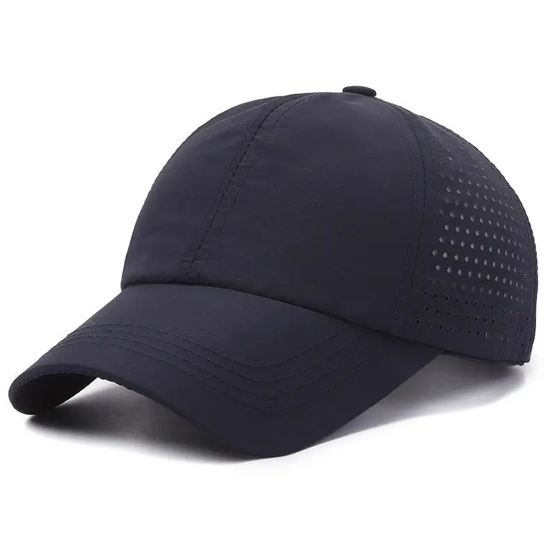 Black Mesh UV Sun Hat for Outdoor Fishing - Image 7