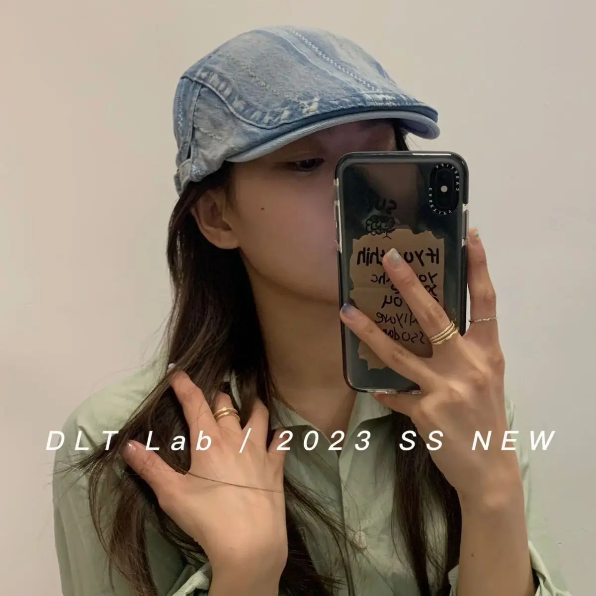 Vintage Denim Cap Anti-Beret Spring Summer - Image 6