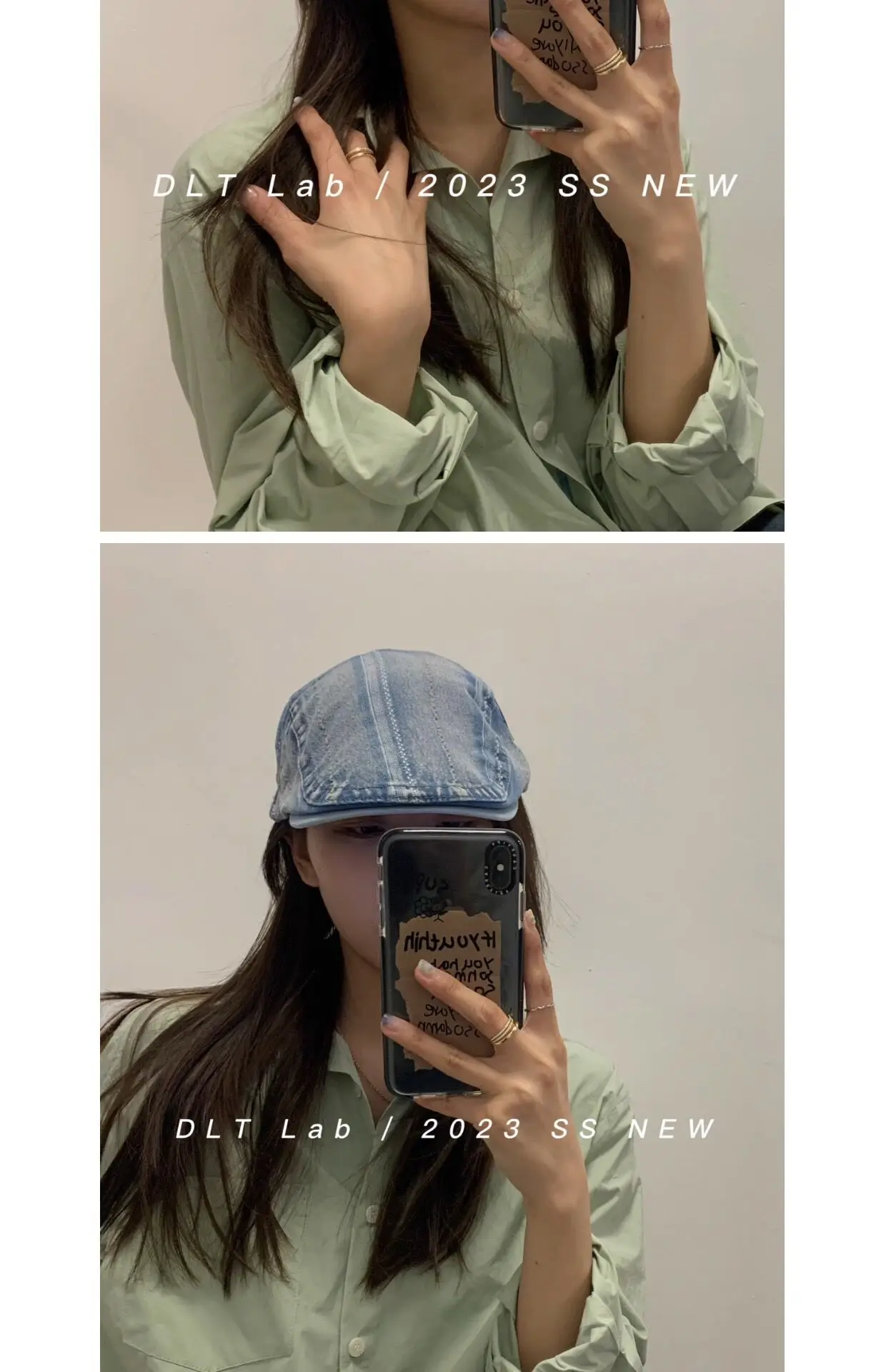 Vintage Denim Cap Anti-Beret Spring Summer — feature 6
