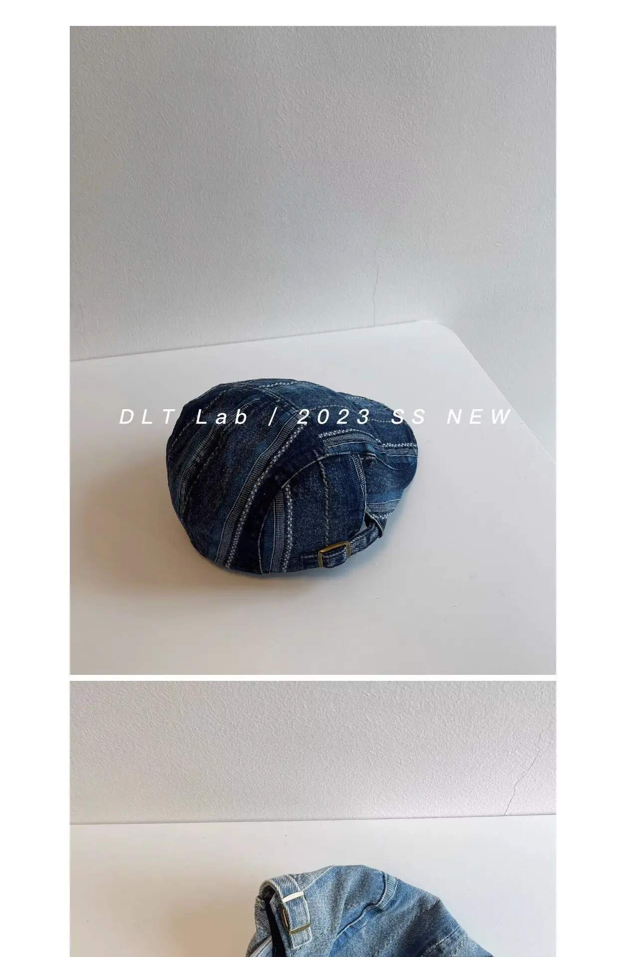Vintage Denim Cap Anti-Beret Spring Summer — feature 9