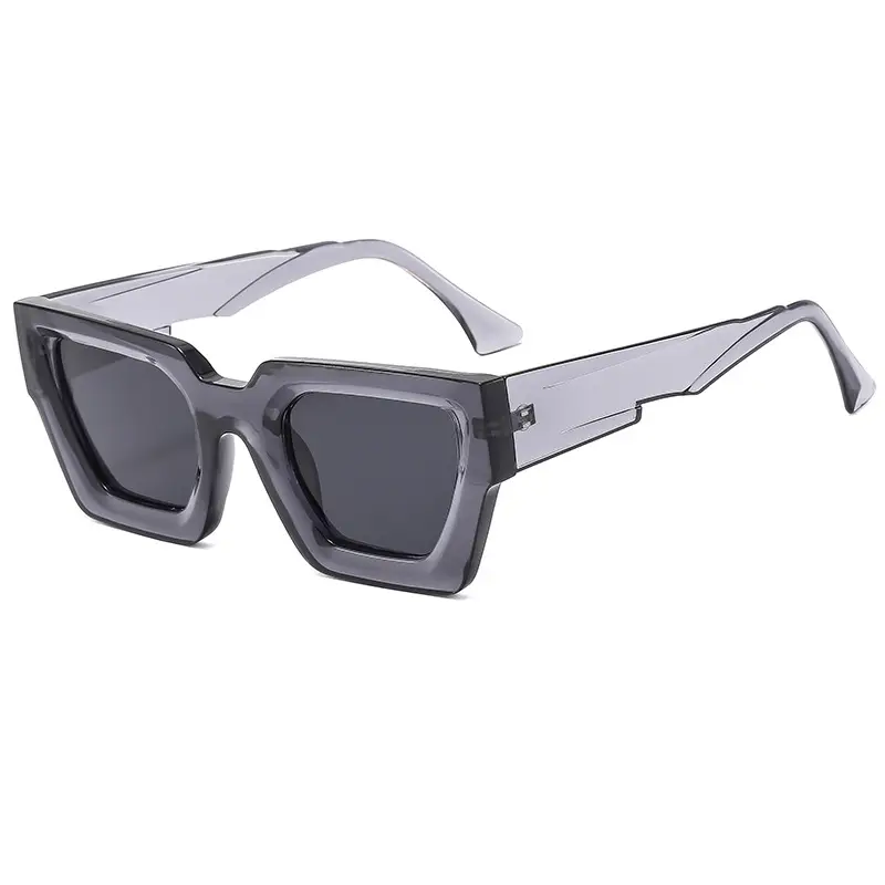 Square Frame Sunglasses Black Women's Cross Border - Image 12