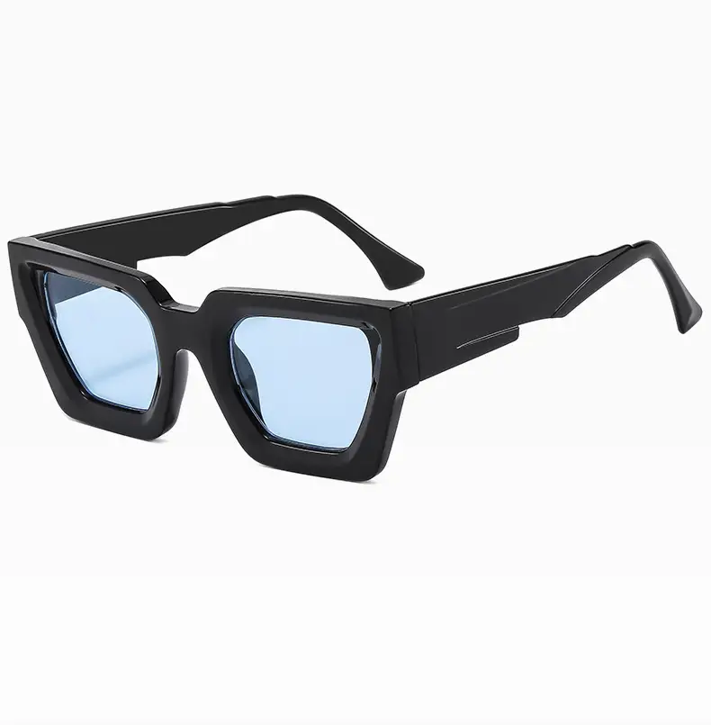 Square Frame Sunglasses Black Women's Cross Border β feature 15