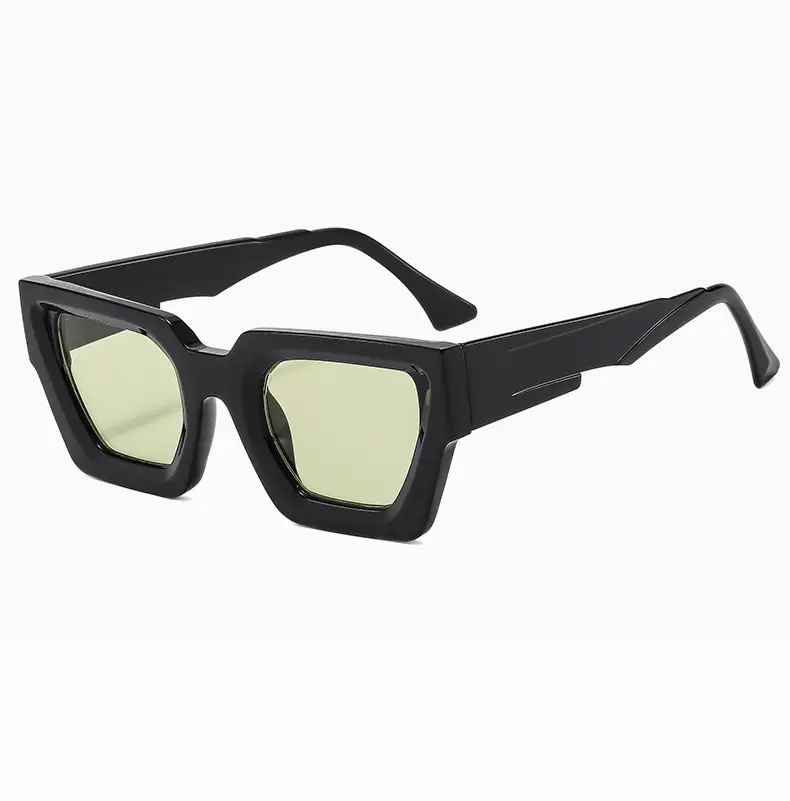 Square Frame Sunglasses Black Women's Cross Border β feature 19