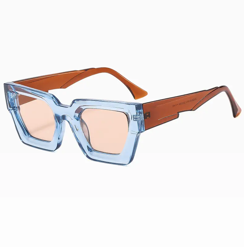 Square Frame Sunglasses Black Women's Cross Border β feature 21