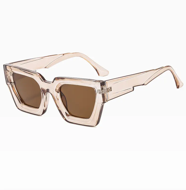 Square Frame Sunglasses Black Women's Cross Border β feature 23