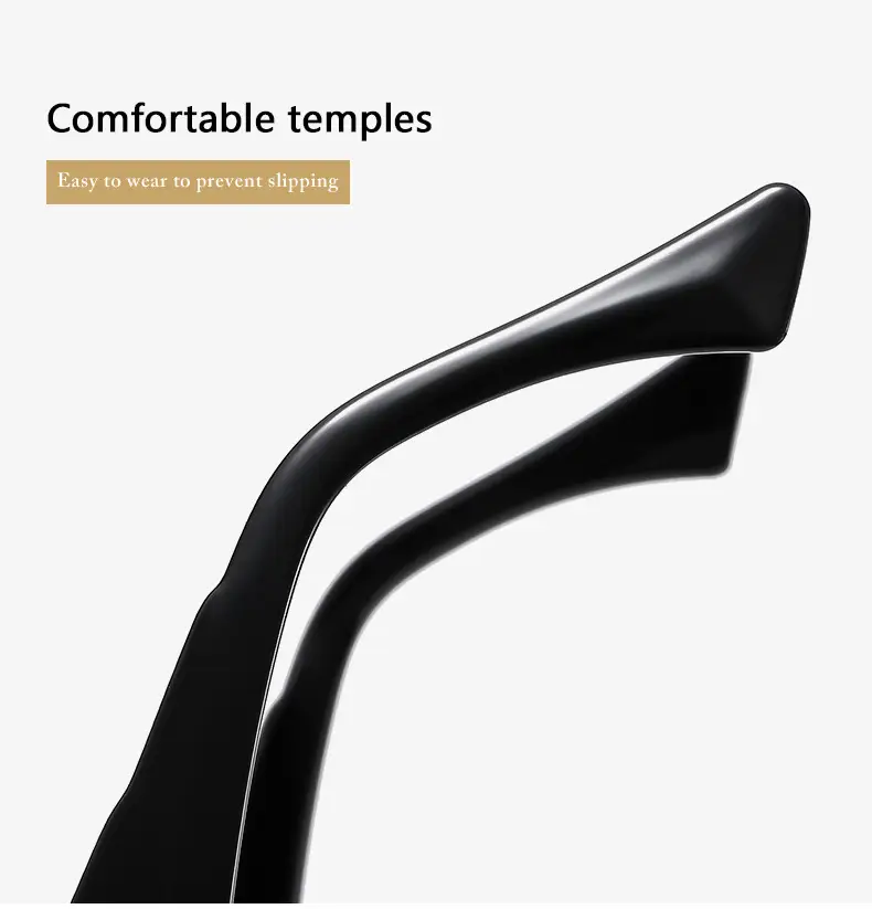 Square Frame Sunglasses Black Women's Cross Border β feature 7