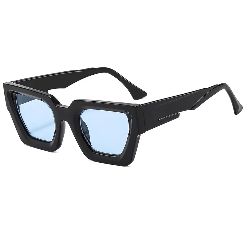 Square Frame Sunglasses Black Women's Cross Border - Image 3
