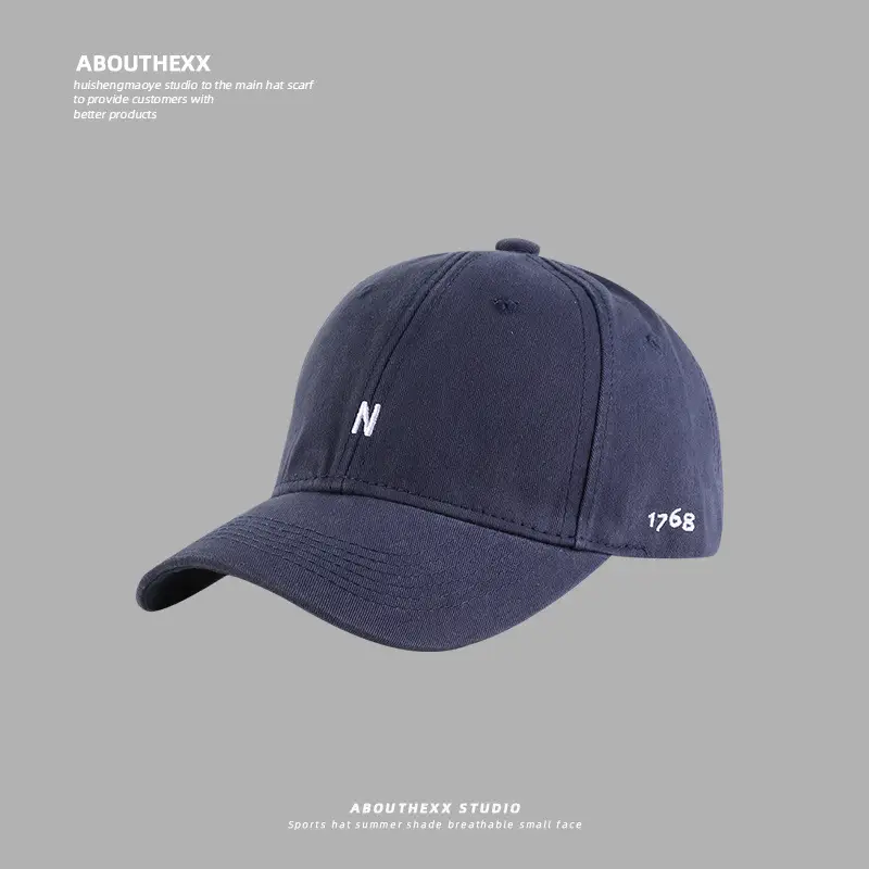 Women's Red Ins Korean Style Baseball Cap with Letter Embroidery - Image 7