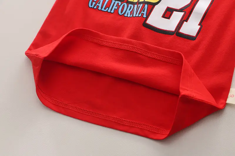 Boys Brand21 Red T-Shirt Blue Shorts 2-Piece Set — feature 15