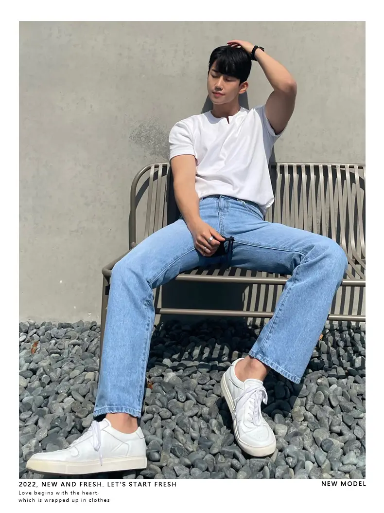 Men's Black Half Zip Polo Shirt Loose Fit Summer Wear — feature 10
