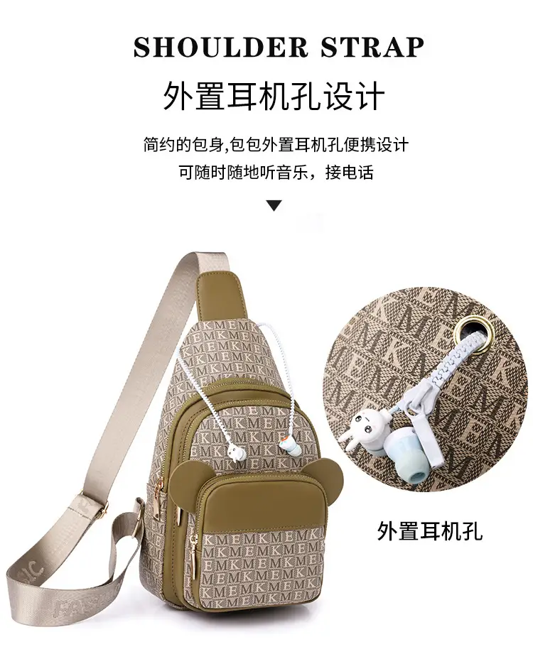 Multi-functional Chest Bag Women Shoulder Crossbody All Colors — feature 8
