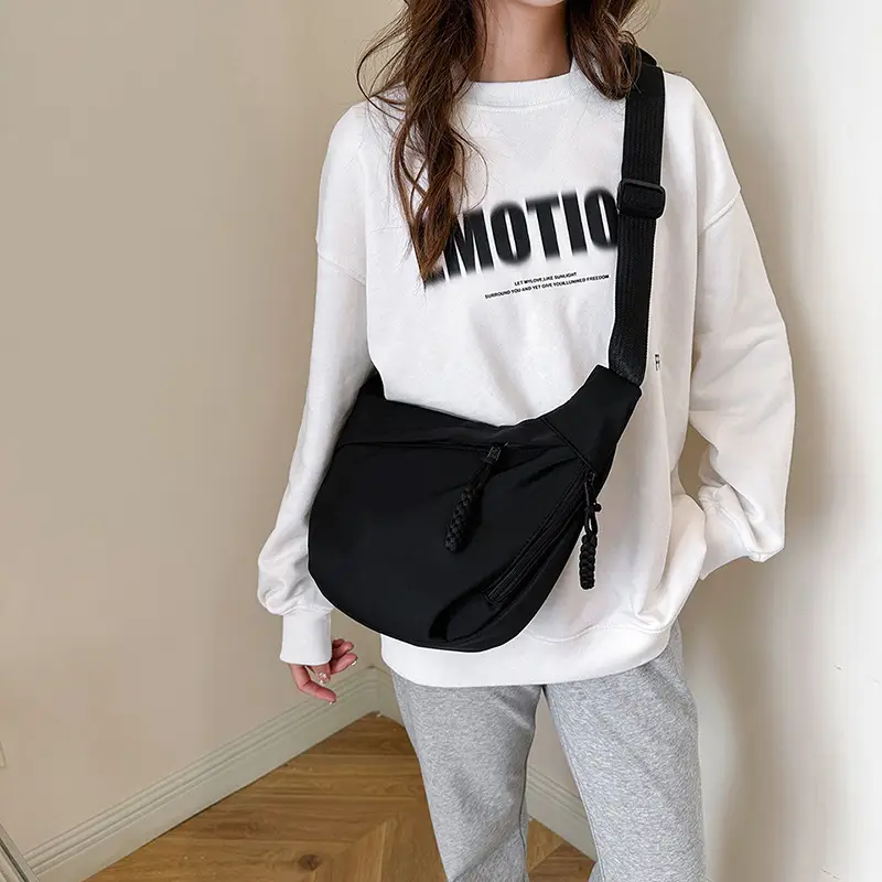 Women's Black Crossbody Shoulder Bag 2024 Casual Lightweight - Image 6