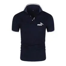 Men's White Striped Polo Shirt Collar Summer 2023 — feature 15