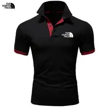 Men's White Striped Polo Shirt Collar Summer 2023 — feature 31