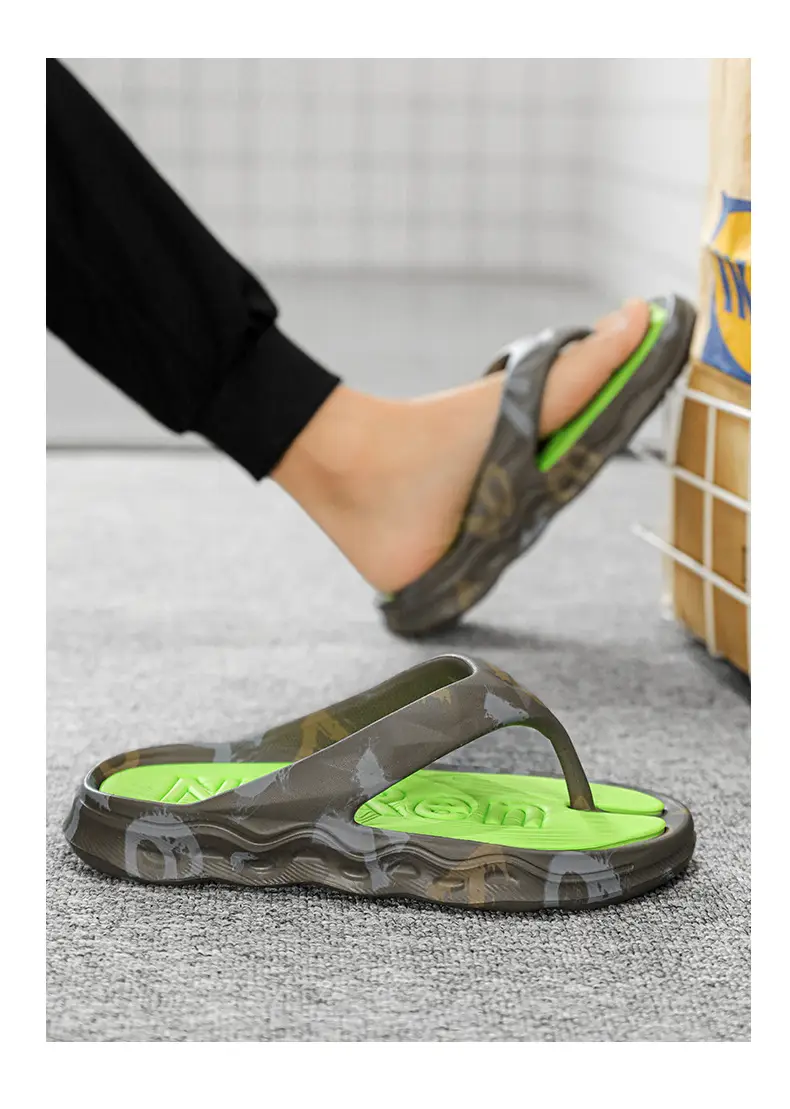 Soft Bottom Sports Slippers Men's Summer Outer Wear Non-Slip Wear-Resistant Clip Flip-Flops Outdoor Casual Thick Bottom Beach Sandals — feature 15