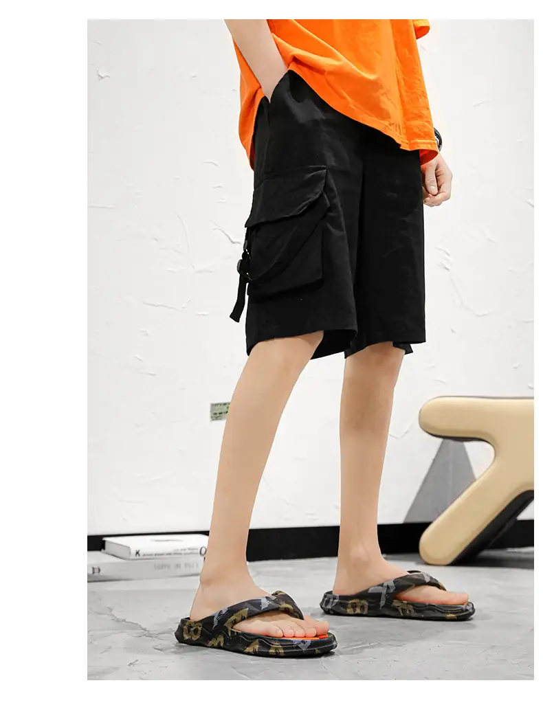 Soft Bottom Sports Slippers Men's Summer Outer Wear Non-Slip Wear-Resistant Clip Flip-Flops Outdoor Casual Thick Bottom Beach Sandals — feature 18