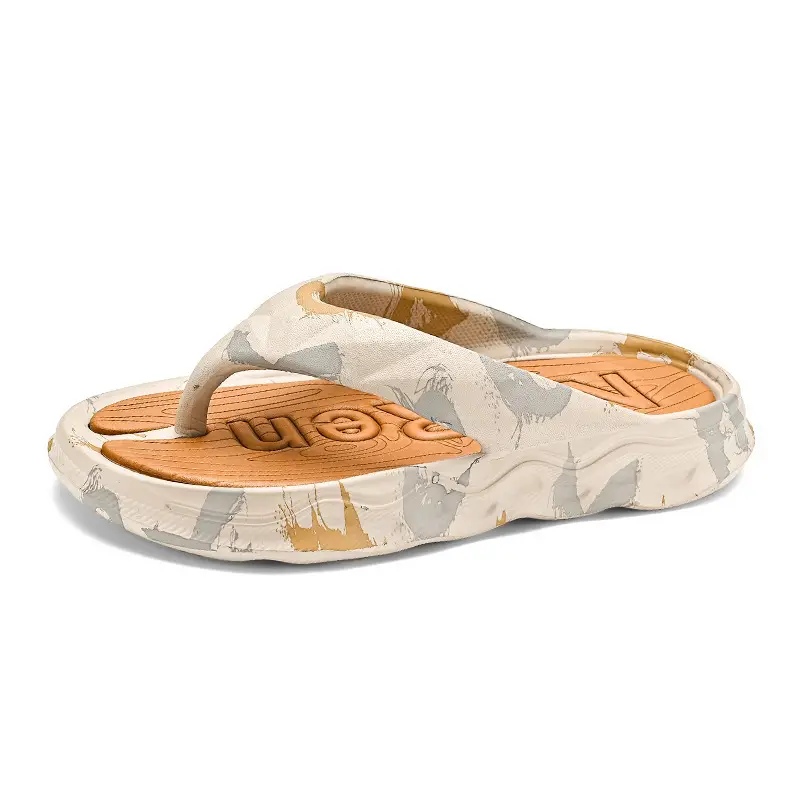 Soft Bottom Sports Slippers Men's Summer Outer Wear Non-Slip Wear-Resistant Clip Flip-Flops Outdoor Casual Thick Bottom Beach Sandals