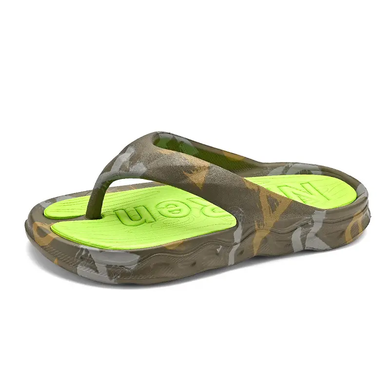 Soft Bottom Sports Slippers Men's Summer Outer Wear Non-Slip Wear-Resistant Clip Flip-Flops Outdoor Casual Thick Bottom Beach Sandals