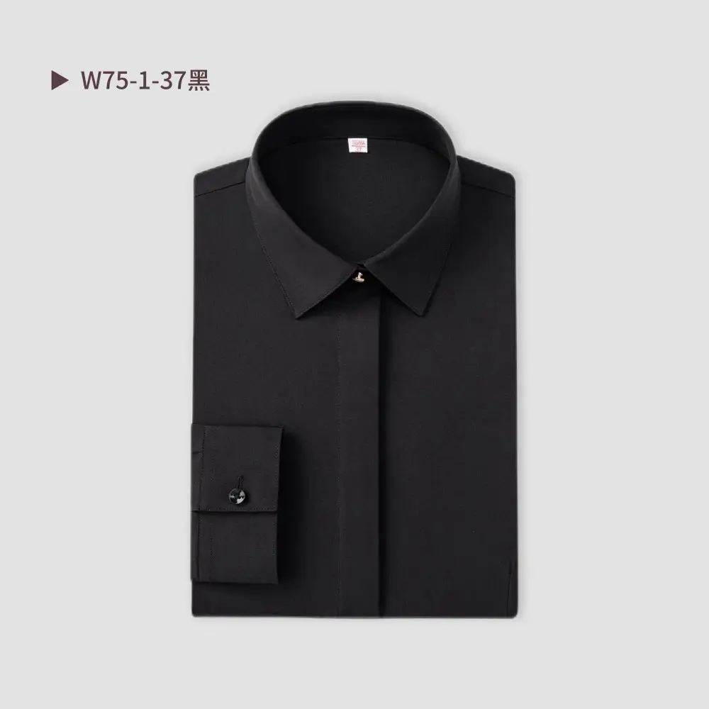 Men's Tencel Cotton Embroidered Shirt Burgundy Spring Autumn - Image 10