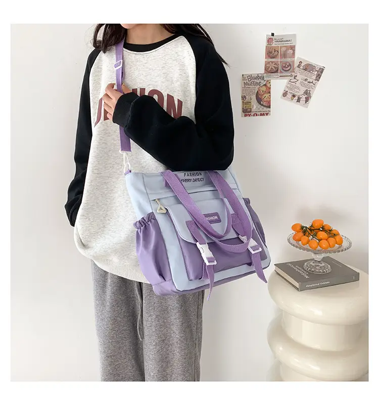 2024 Spring Summer Shoulder Messenger Bag Women Large Capacity Korean Style — feature 13