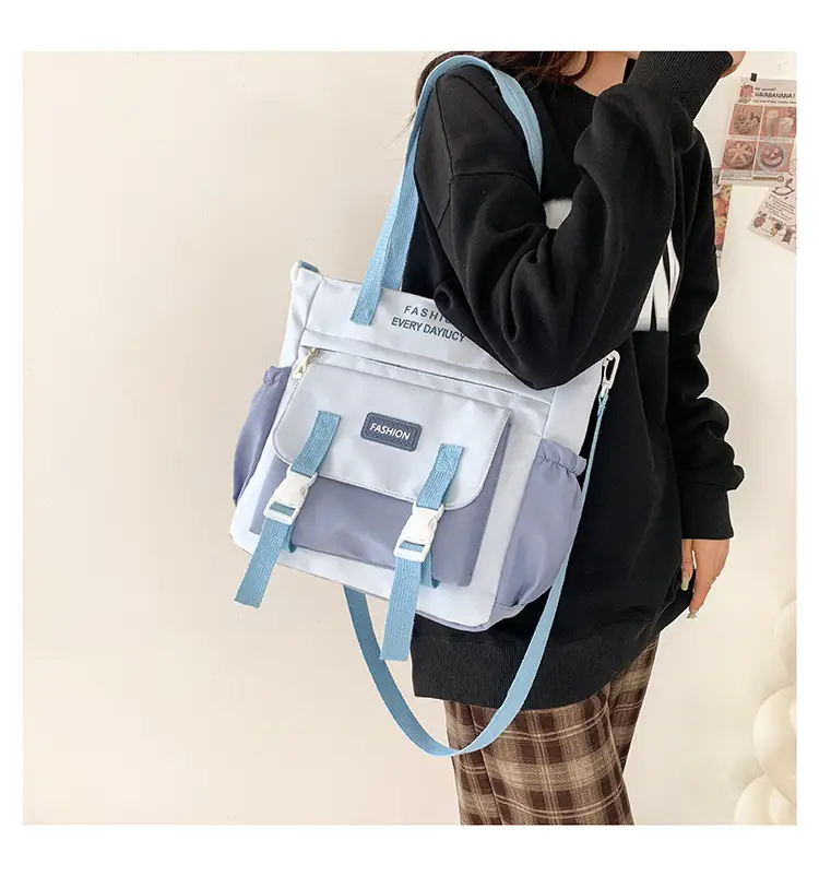 2024 Spring Summer Shoulder Messenger Bag Women Large Capacity Korean Style — feature 17