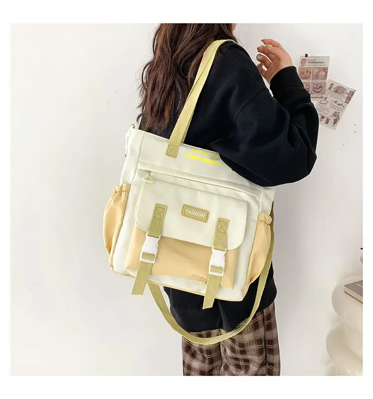 2024 Spring Summer Shoulder Messenger Bag Women Large Capacity Korean Style — feature 20