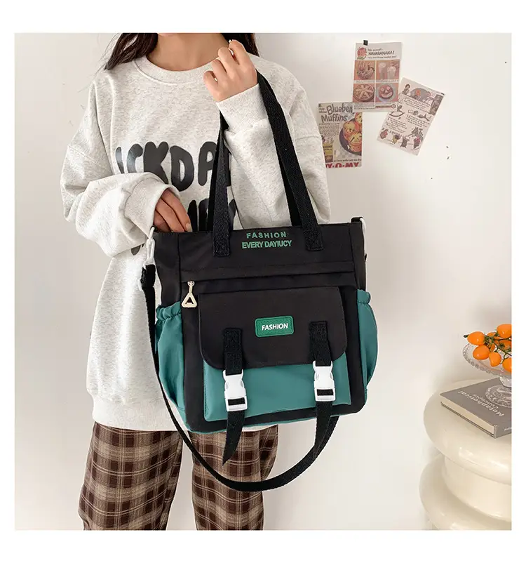 2024 Spring Summer Shoulder Messenger Bag Women Large Capacity Korean Style — feature 22