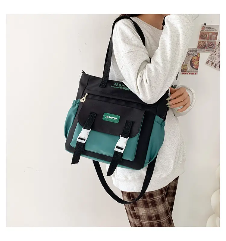 2024 Spring Summer Shoulder Messenger Bag Women Large Capacity Korean Style — feature 24