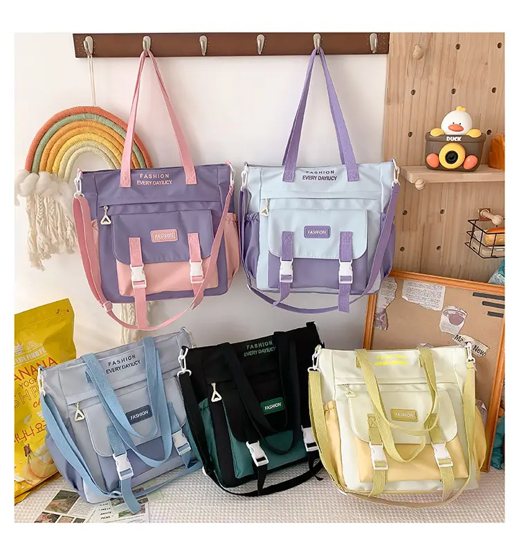 2024 Spring Summer Shoulder Messenger Bag Women Large Capacity Korean Style — feature 30