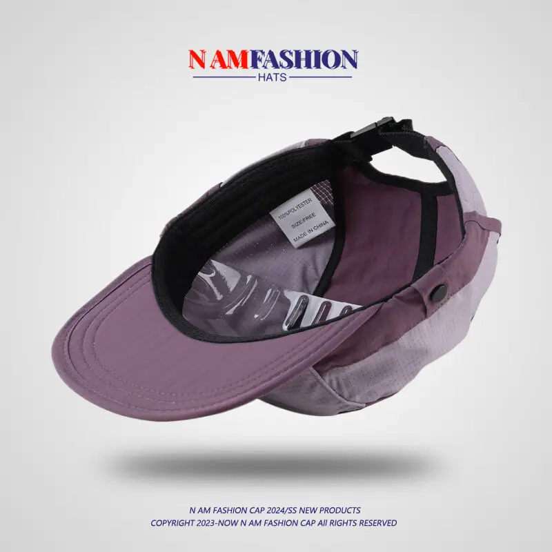 Men Maroon Snapback Cap Quick-Drying - Image 9