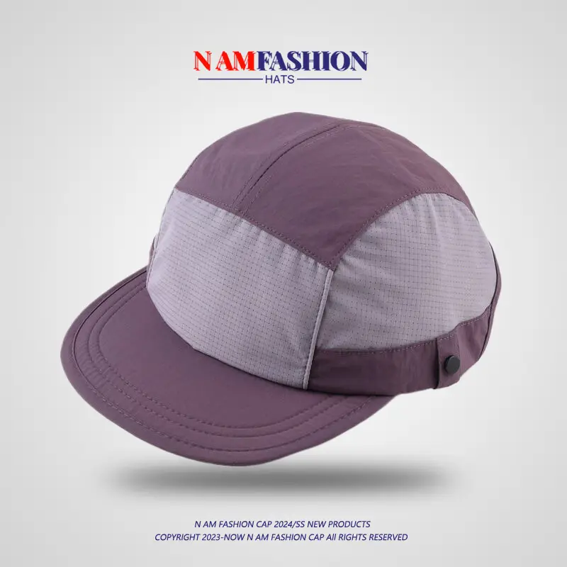 Men Maroon Snapback Cap Quick-Drying — feature 10